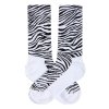 Skarpety Jimmy Lion ATHLETIC ZEBRA PRINT White